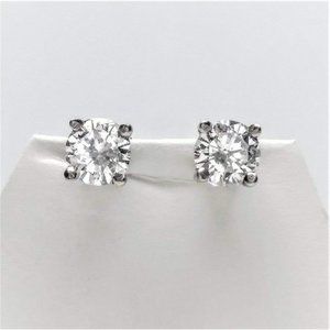 COPY - 0.50 CTW 14k White Gold Diamond Stud Earri…